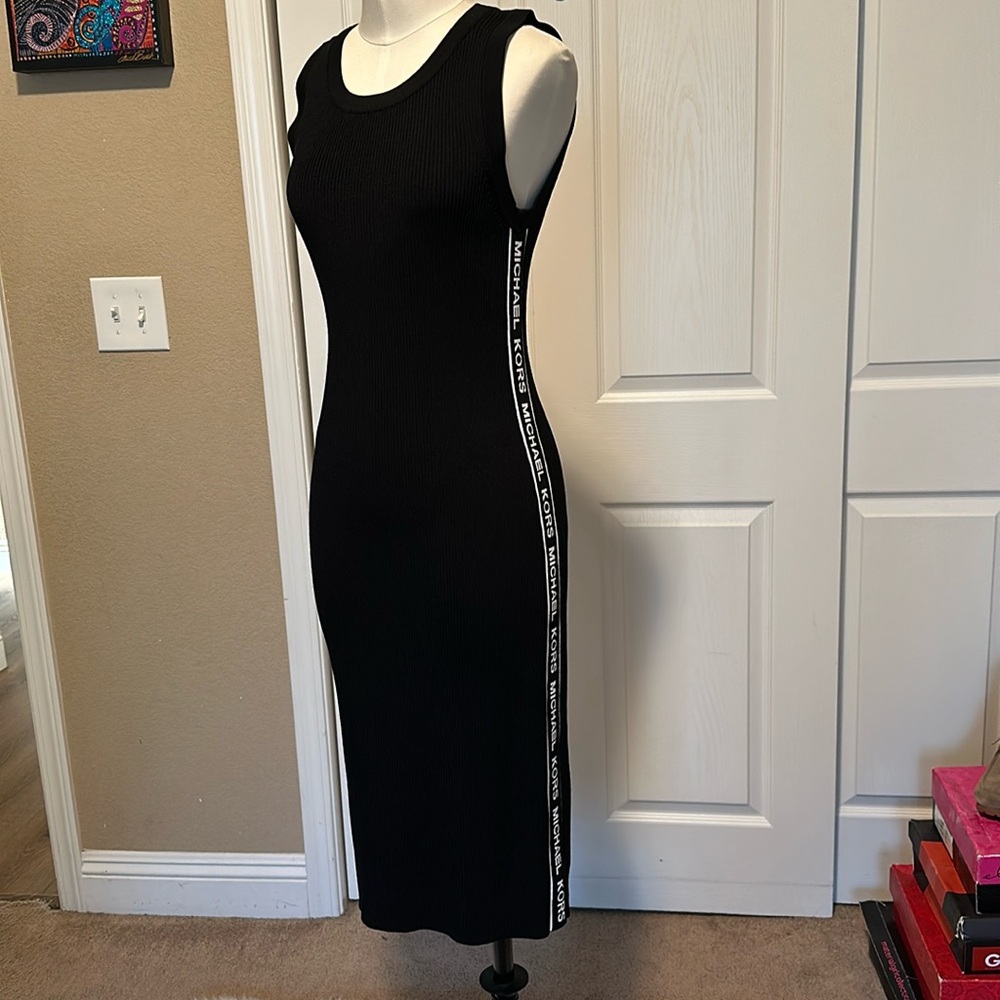 Michael Kors Logo Tape Sport Dress Size Large, tag removed, Never Worn